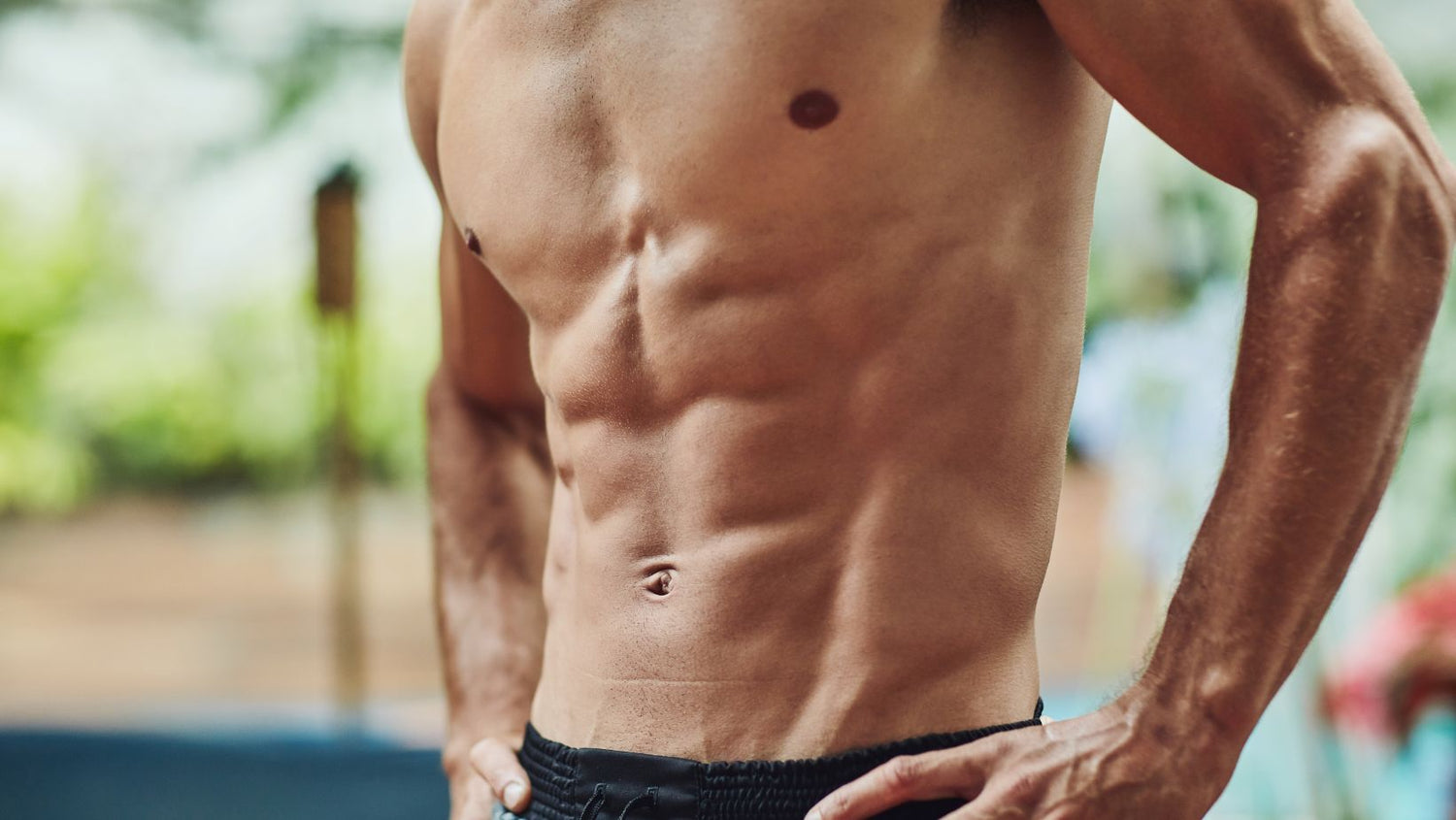 man with abs