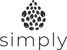 Simply Logo White close up