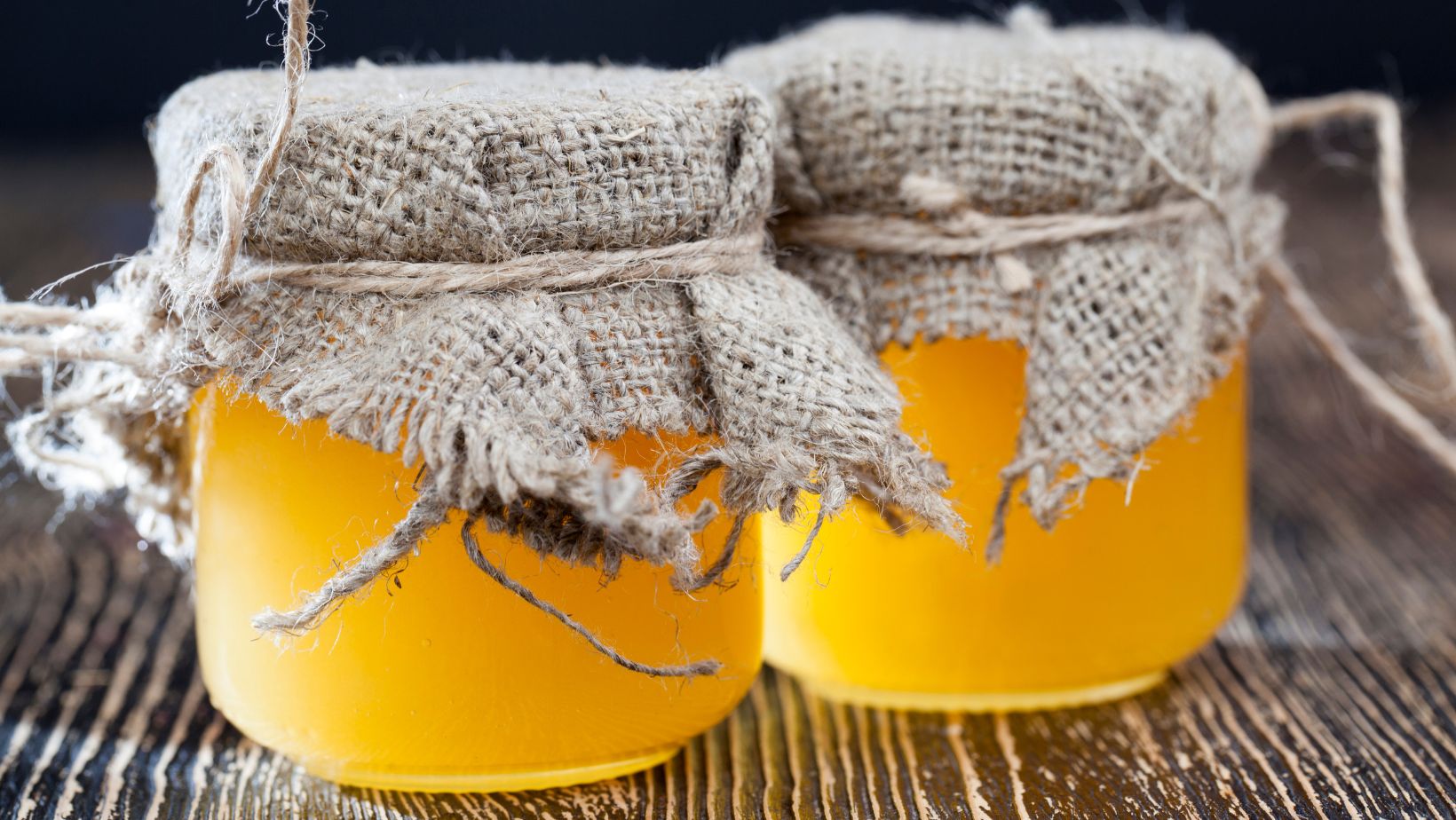 Fresh Bee Honey Packed in Glass Jars