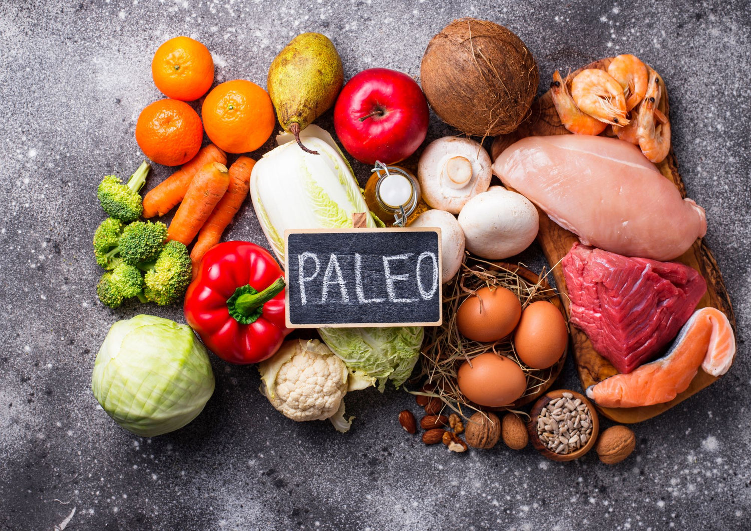 Healthy products for paleo diet
