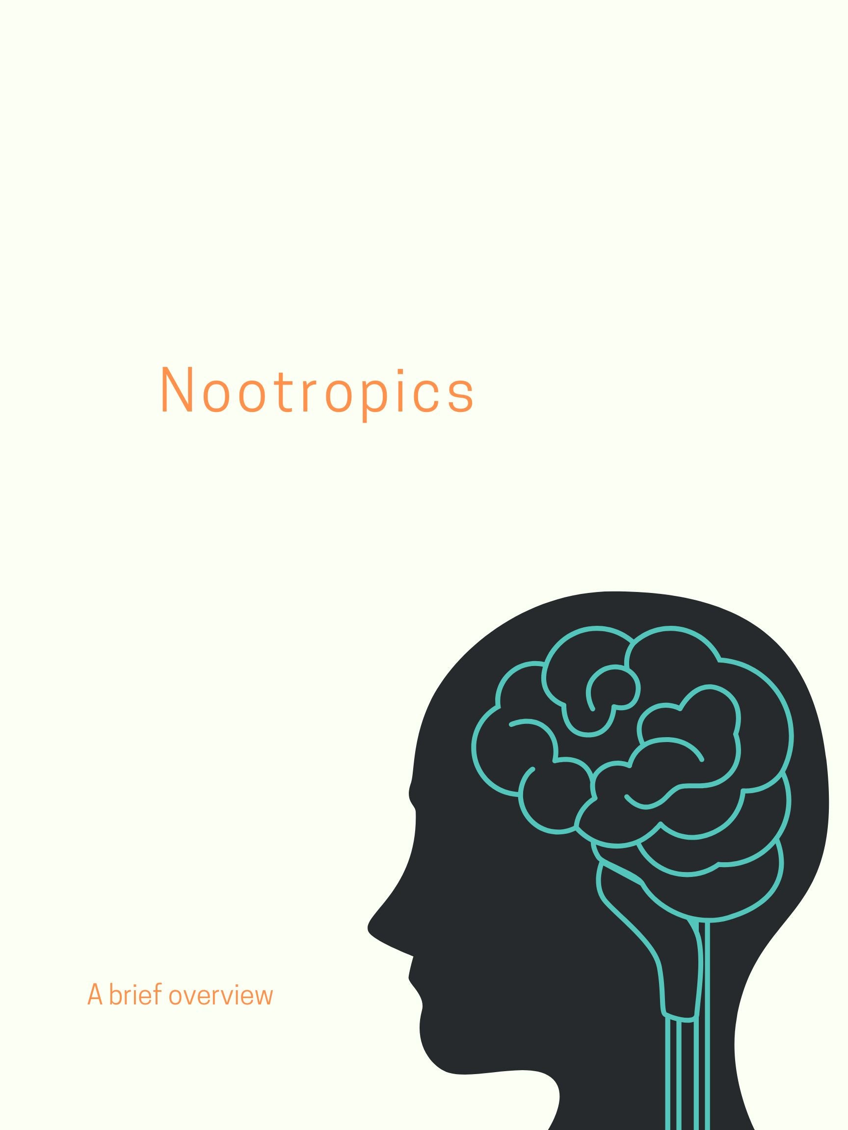 Nootropics Cover Image With Brain