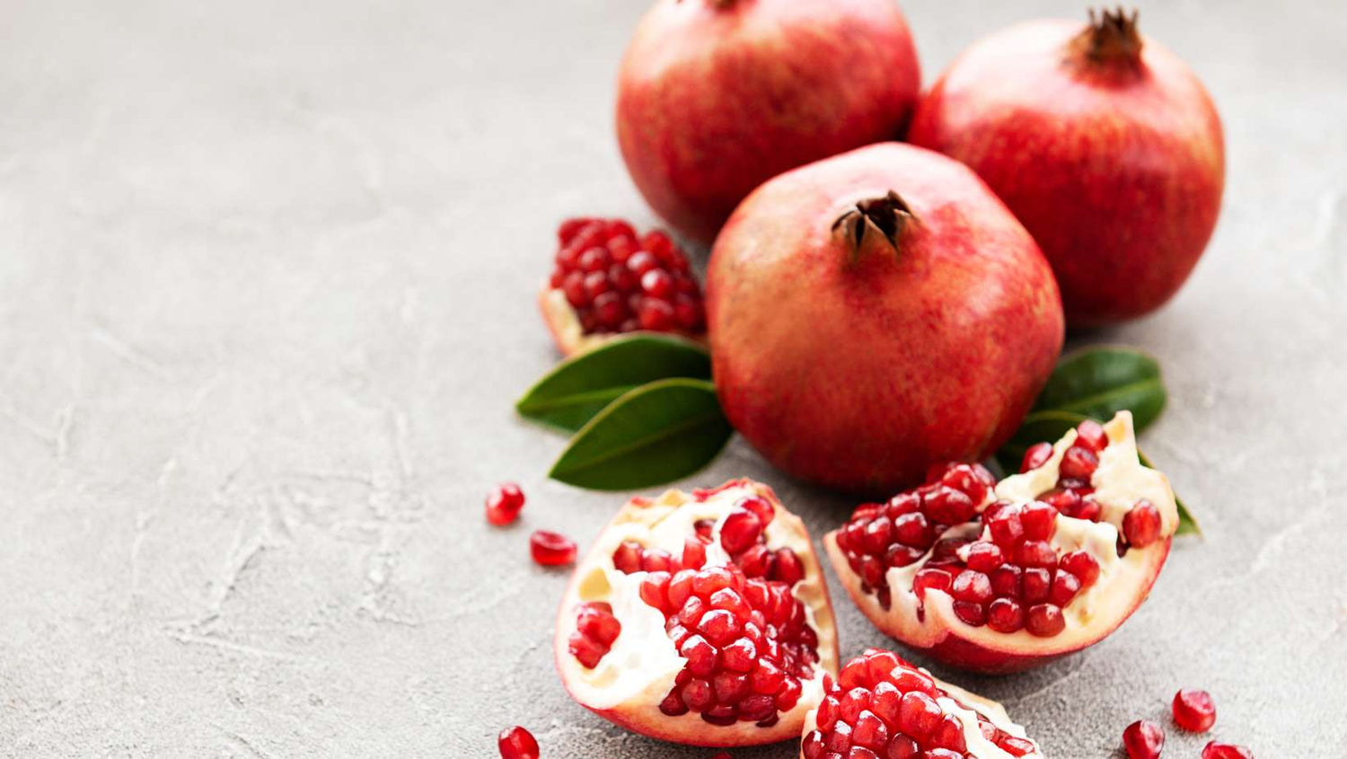 Ripe Pomegranate Fruits