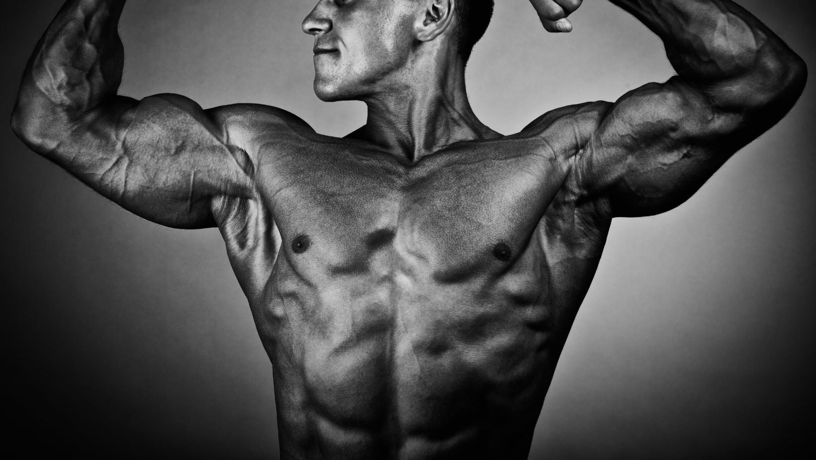 man with toned physique