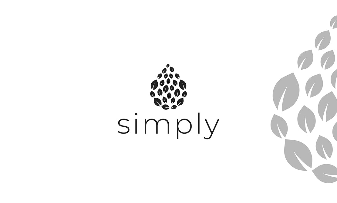 Simply Logo White with sidebar art 
