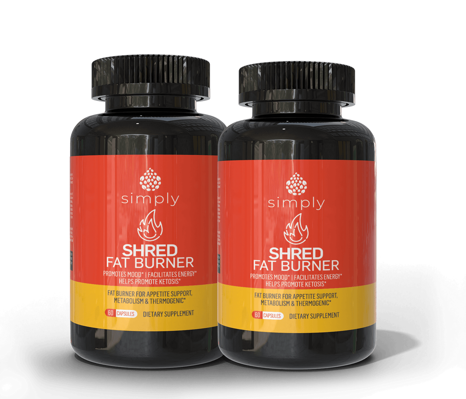 2 shred fat burner bottles