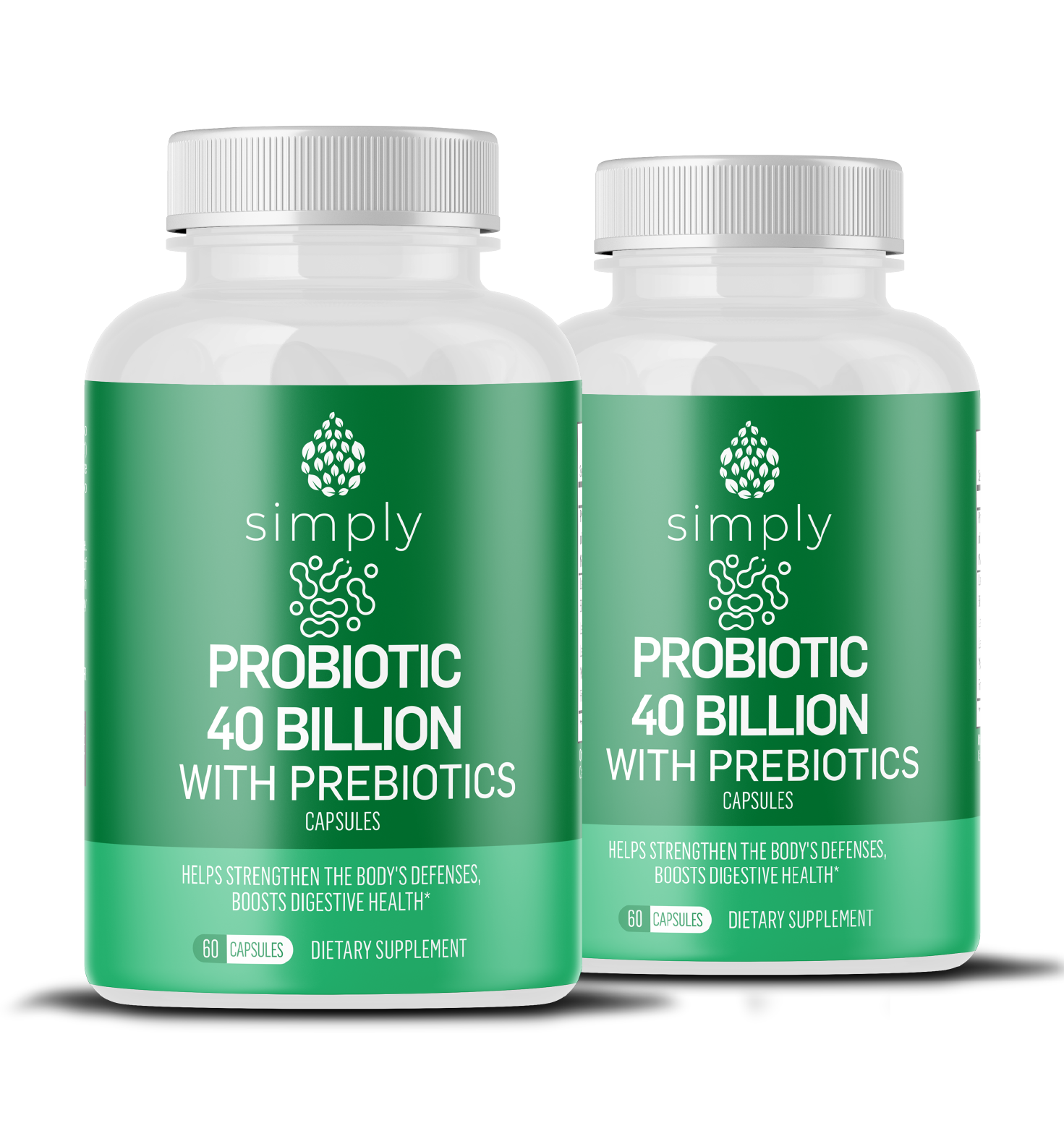 Simple Suplements Probiotic 40 Billion with Prebiotics – Simply Supplements