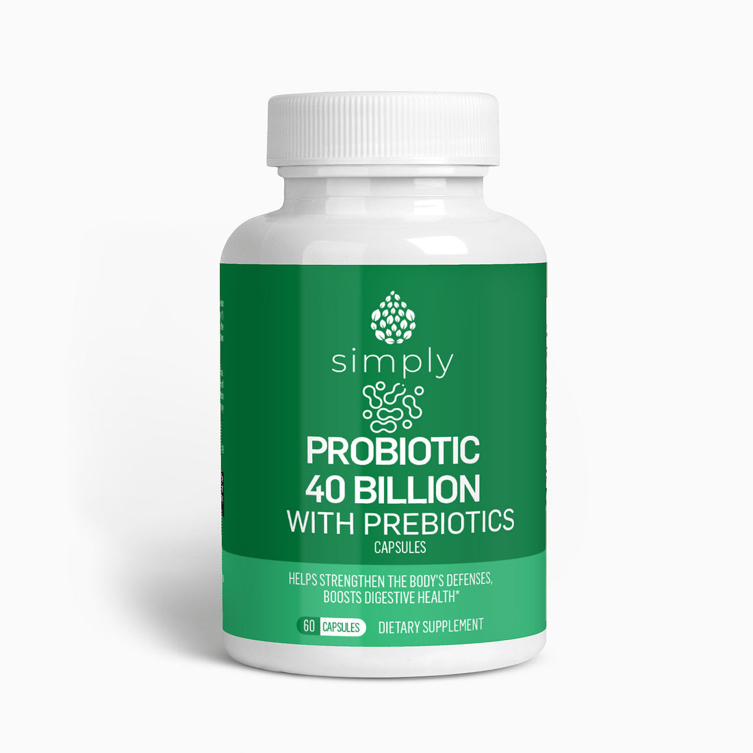 Probiotics with Prebiotic Dietary Supplement 